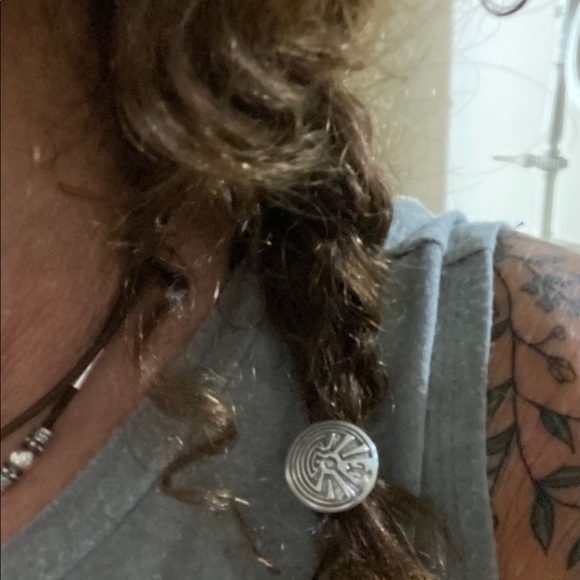 Accessories - Vintage Sterling Native American Man in the Maze
